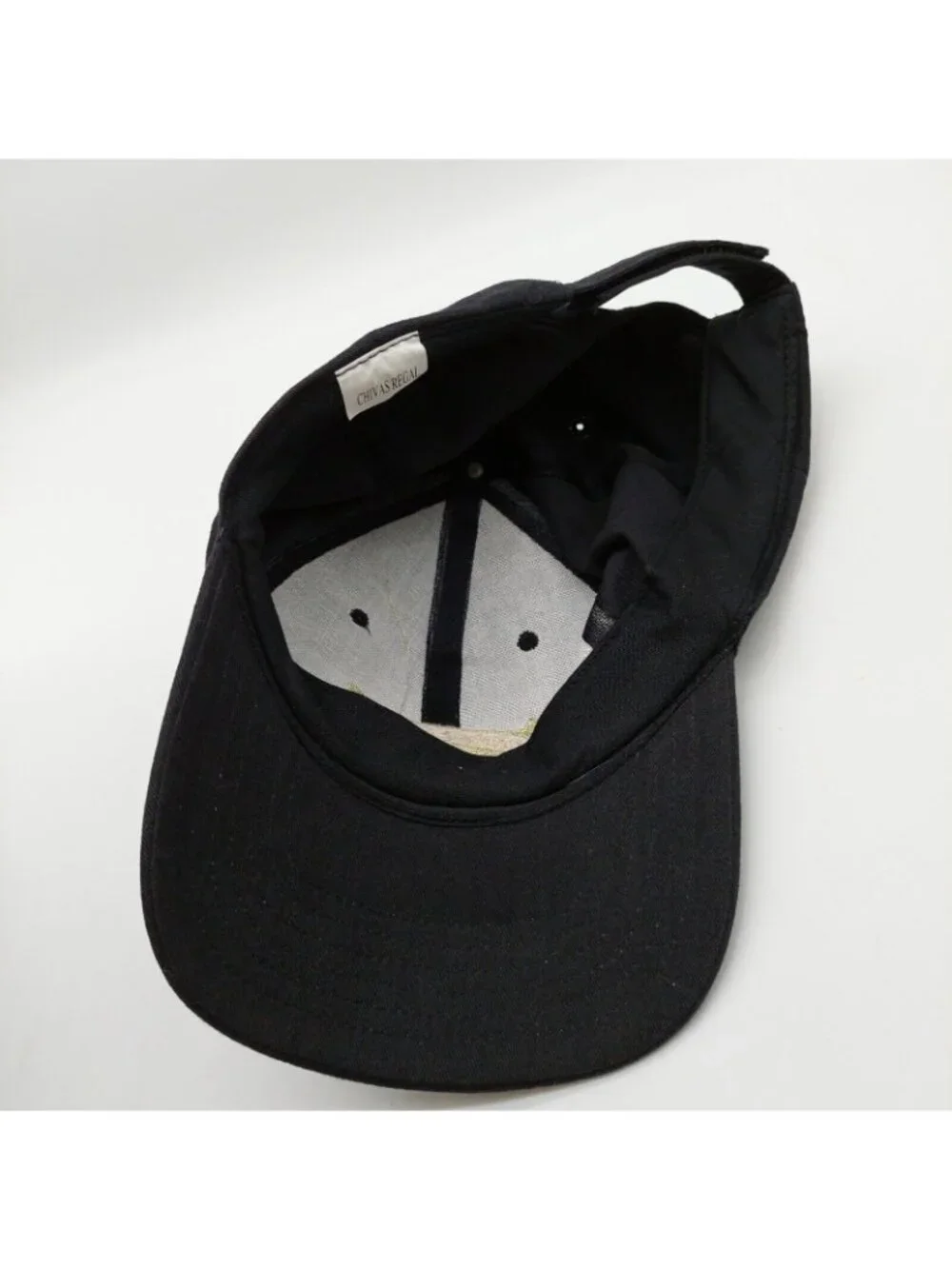 Chivas Regal Scotch Black Strapback Cap Gold Metallic Logo
